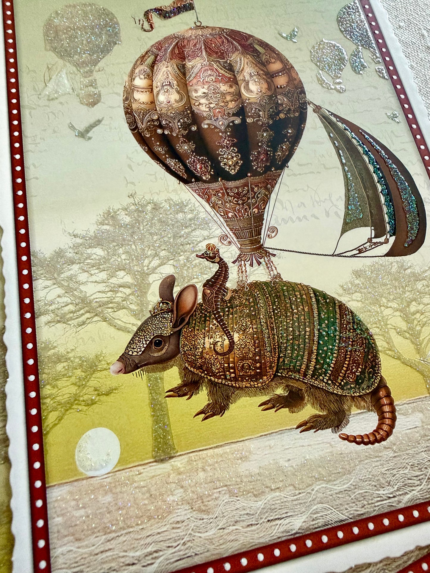 In the Balloon of Silence Postcard by Barbara Behr - Edition Wundersam No. 26