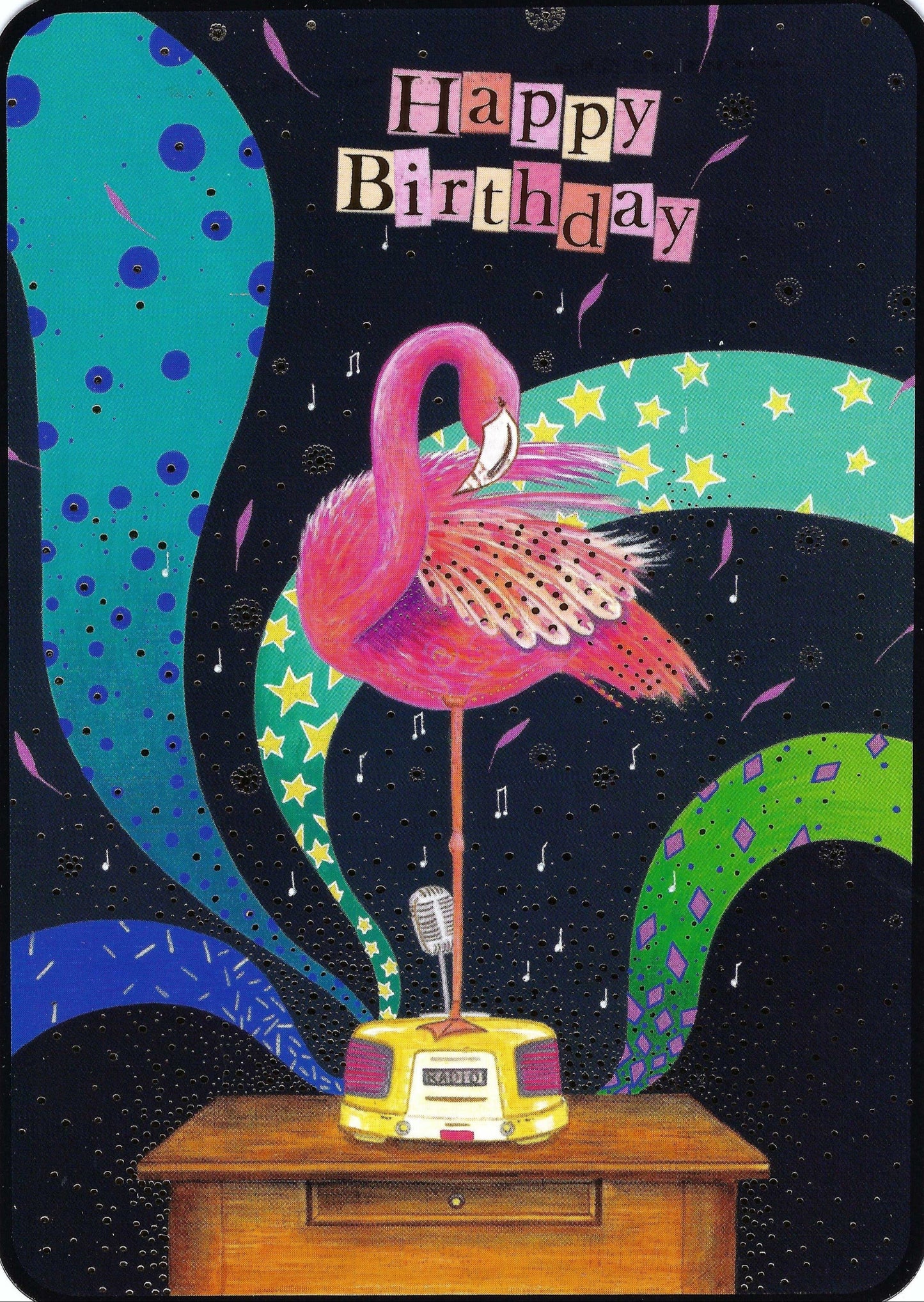 Happy Birthday - Party Animals - Postcard Pack - Contains a Mix of Premium Birthday Postcards, Birthday Stickers and Washi Tape