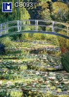 L.M. Kartenvertrieb - Claude Monet - Japanese Bridge - Art - 3D Postcard