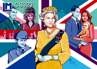 L.M. Kartenvertrieb - Juan Carlos Espejo - Queen Elizabeth II - 3D Postcard