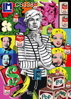 L.M. Kartenvertrieb - Juan Carlos Espejo - Andy Warhol - Pop Art - 3D Postcard