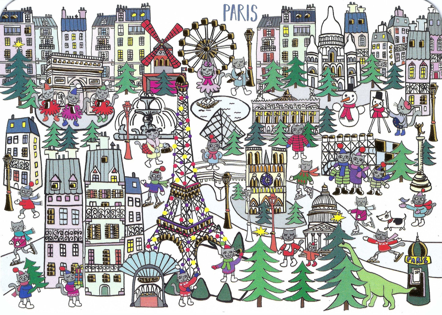 Cartes d Art Postcards - Winter - Christmas Postcard - Cartes d'Art Postcards - Postcrossing Postcards