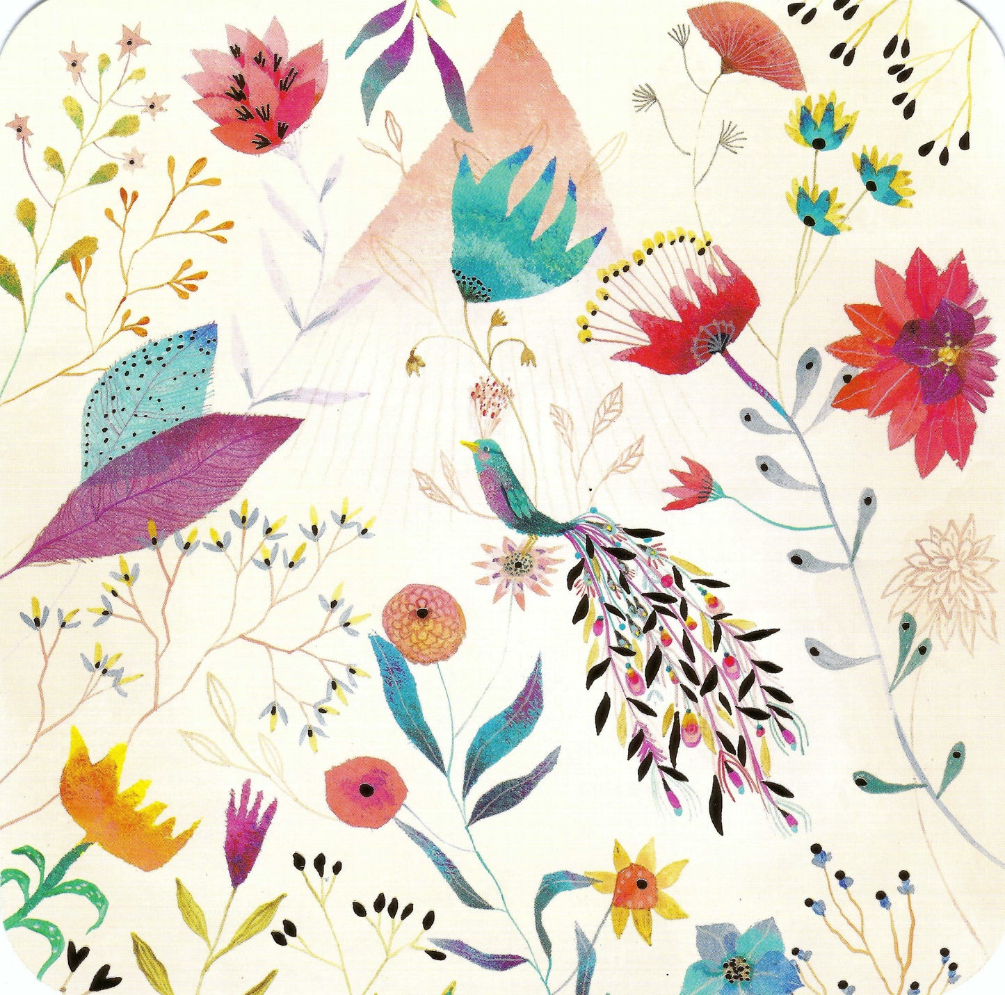Correspondances - Izou - Magic Bird - Flowers - Bird - Postcard