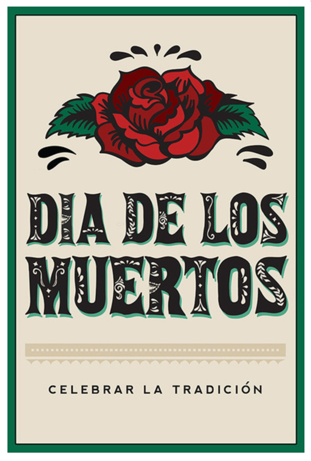 Dia De Los Muertos postcard by Lantern Press - Day of the Dead postcard