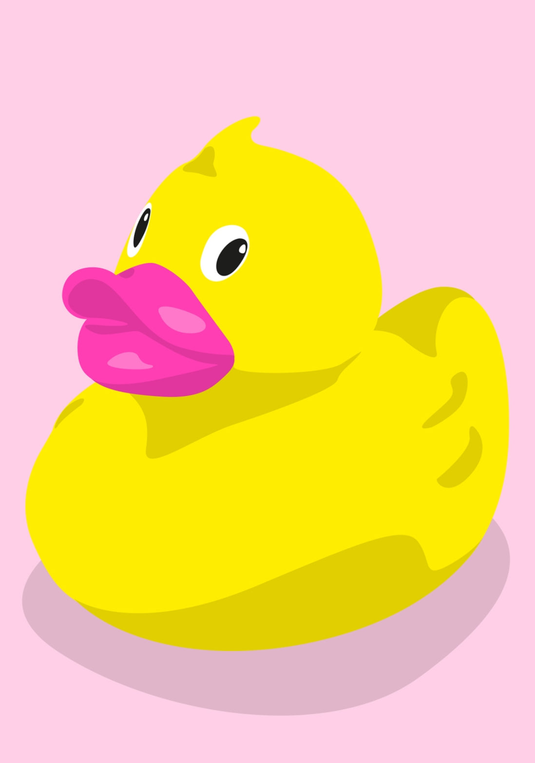 Duck Postcard by Nobis Design