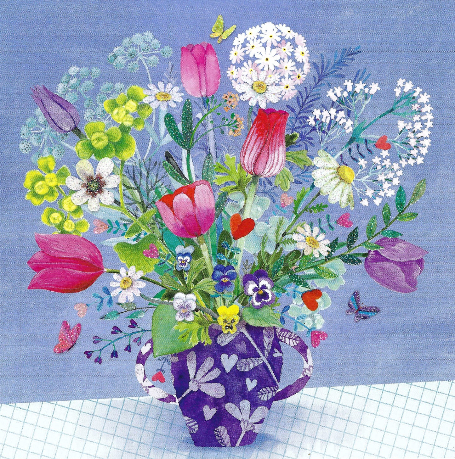 Edition Gollong - Mila Marquis - Bouquet - Flowers - Postcard