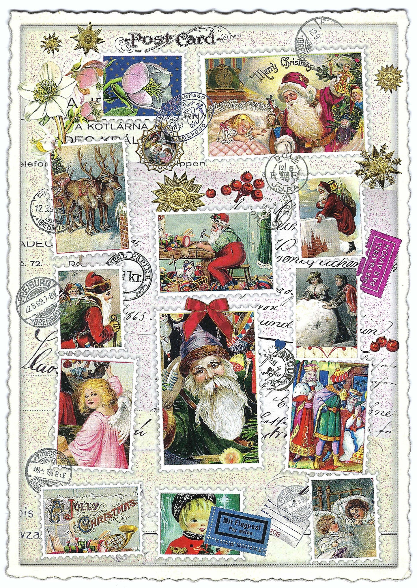 Edition Tausendschön - Christmas - Stamps - Postcard