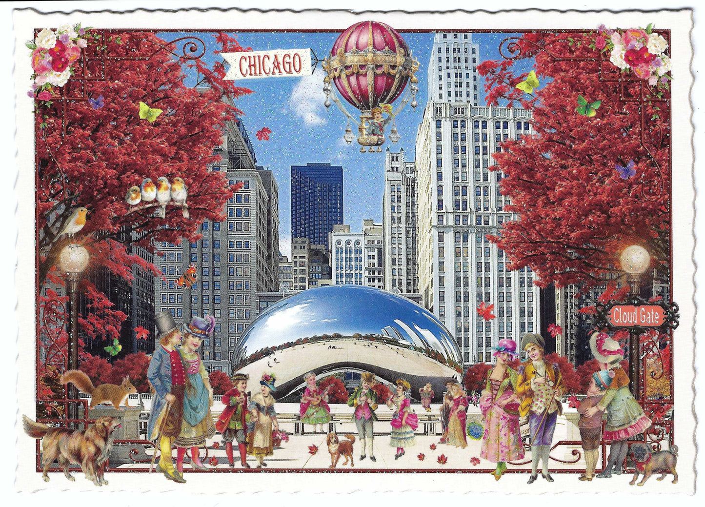 Edition Tausendschön - USA Edition - Chicago - Illinois - Cloud Gate - Postcard