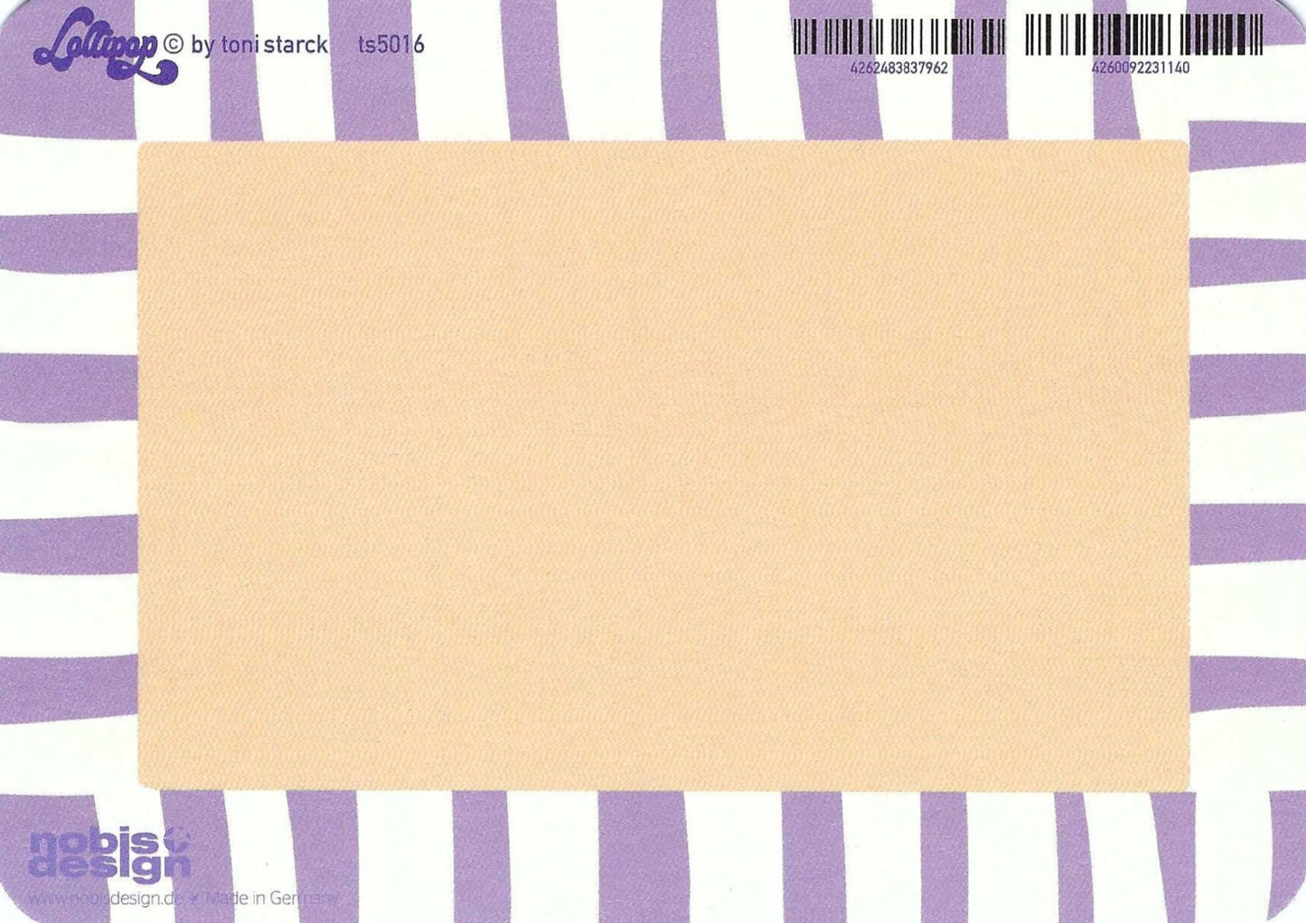 Halloween Boo Postcard Back
