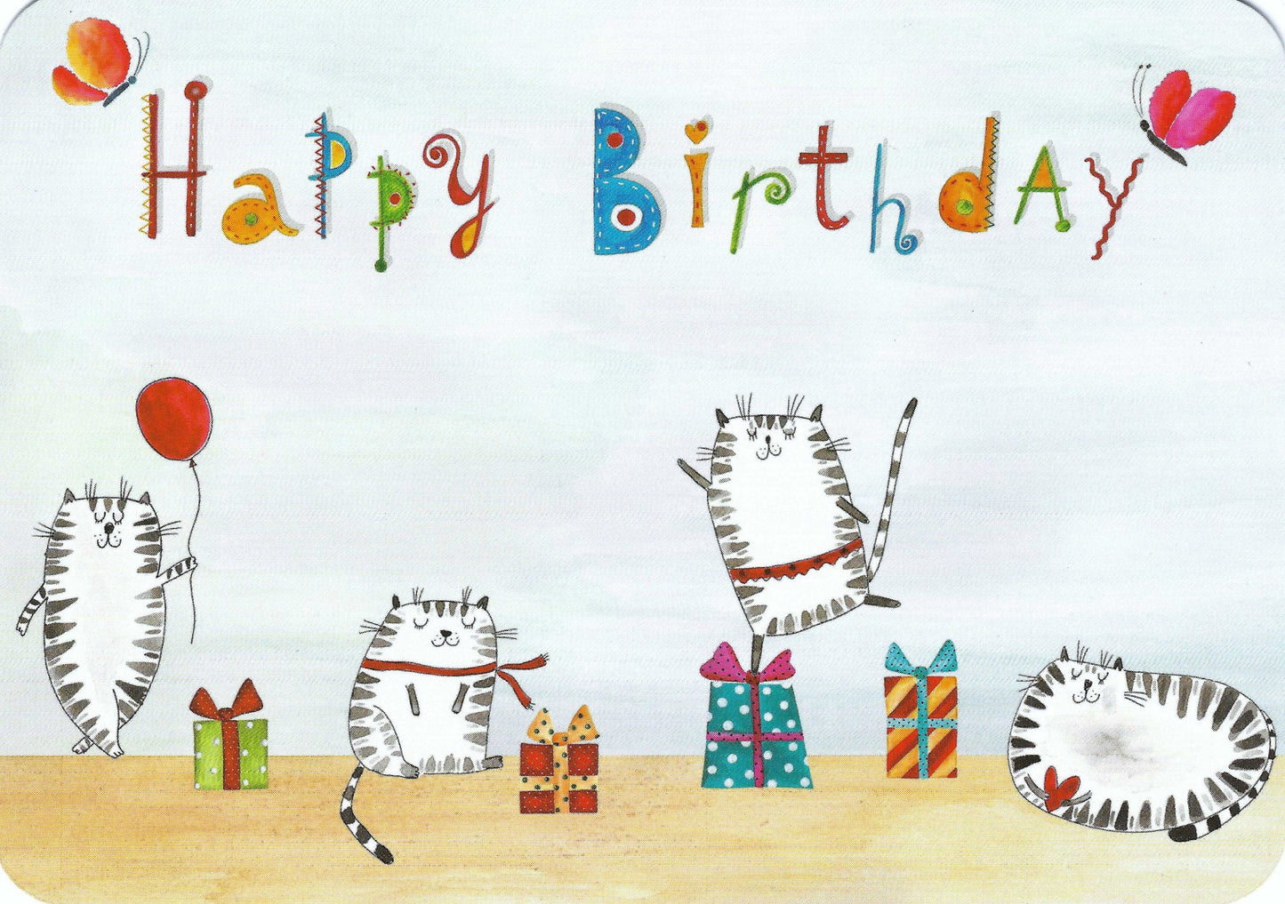 Happy Birthday Cats Postcard by Edition Gollong