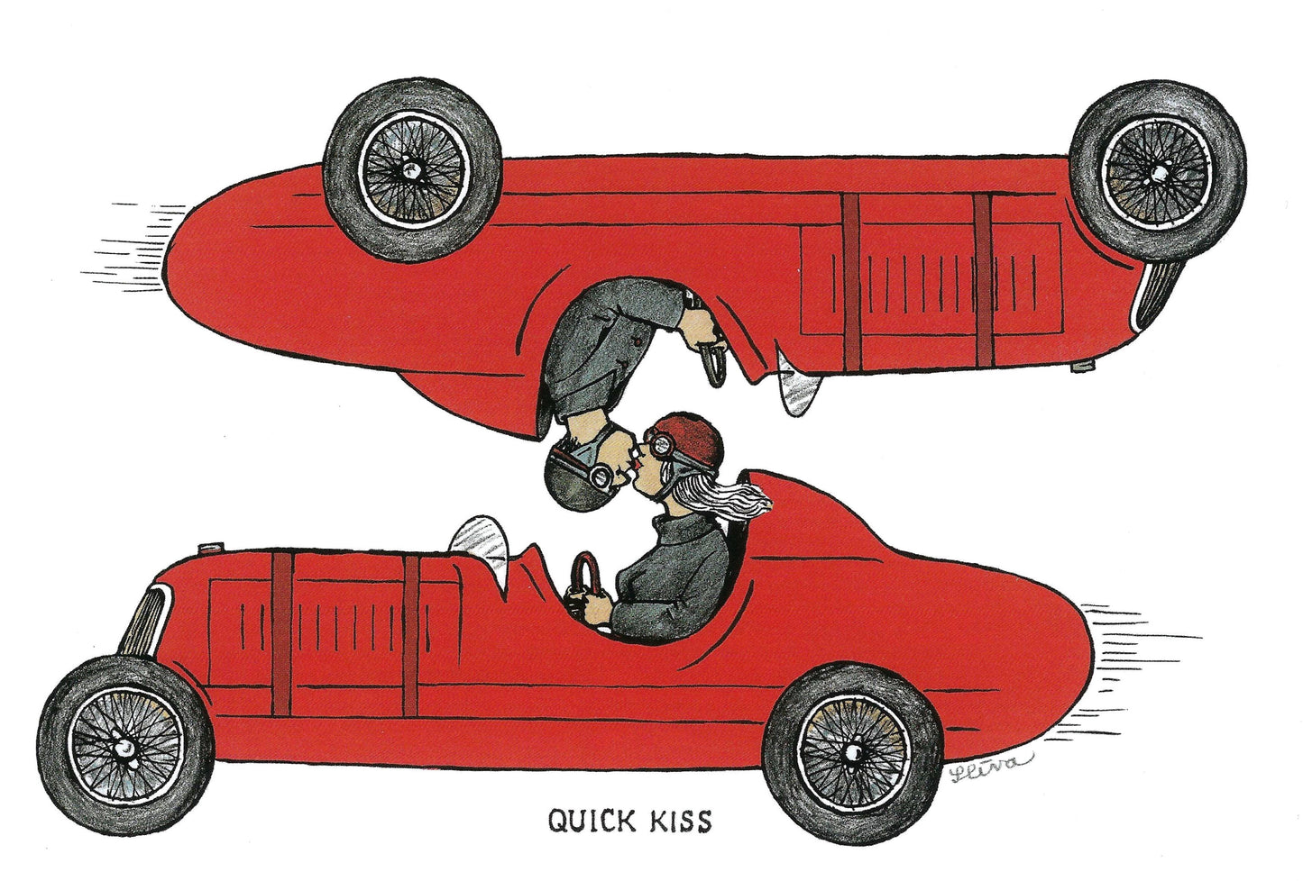 Inkognito - Quick Kiss - Love - Postcard