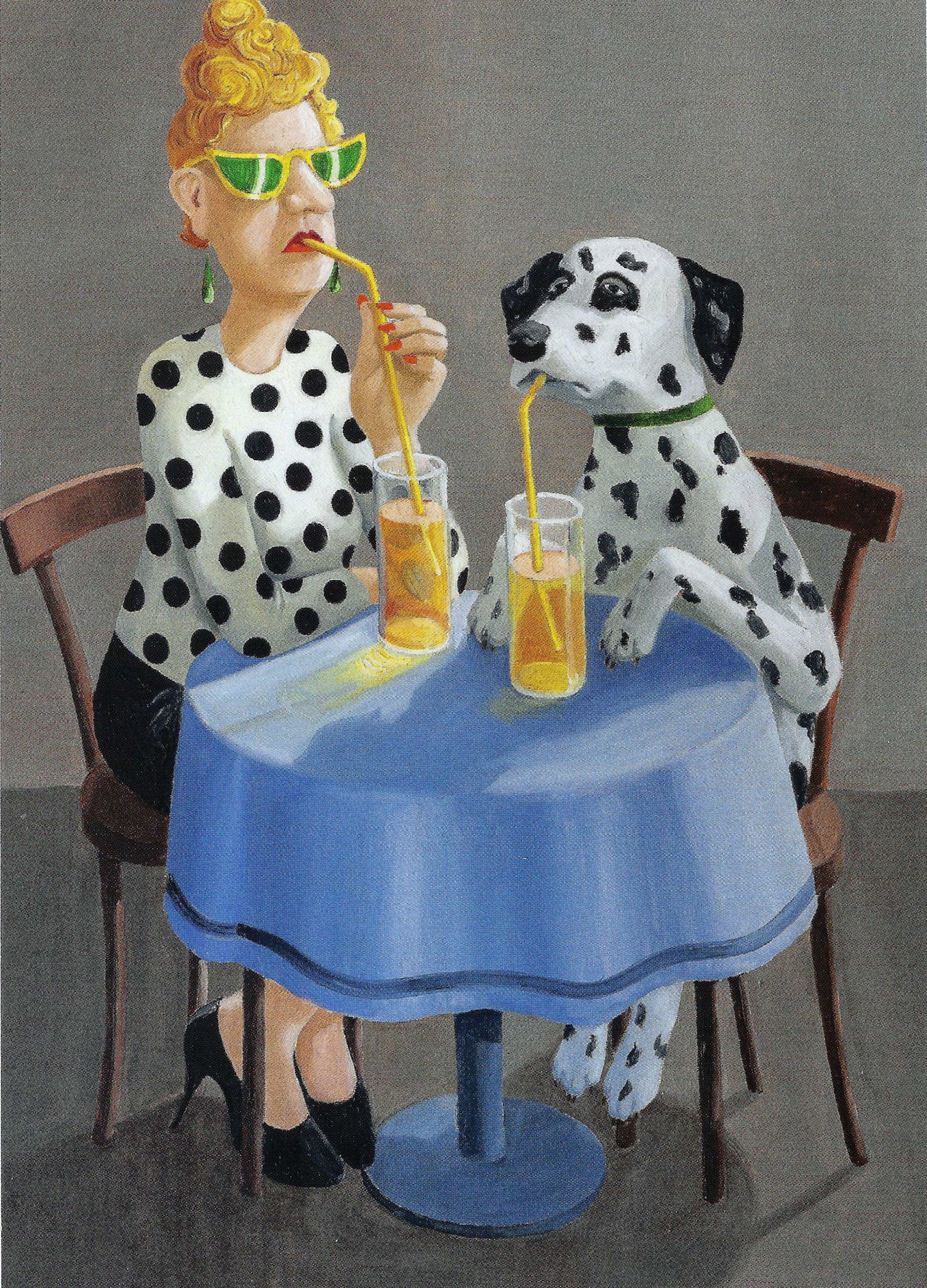 Inkognito Postcard - Dalmation Dog - Loyalty Points