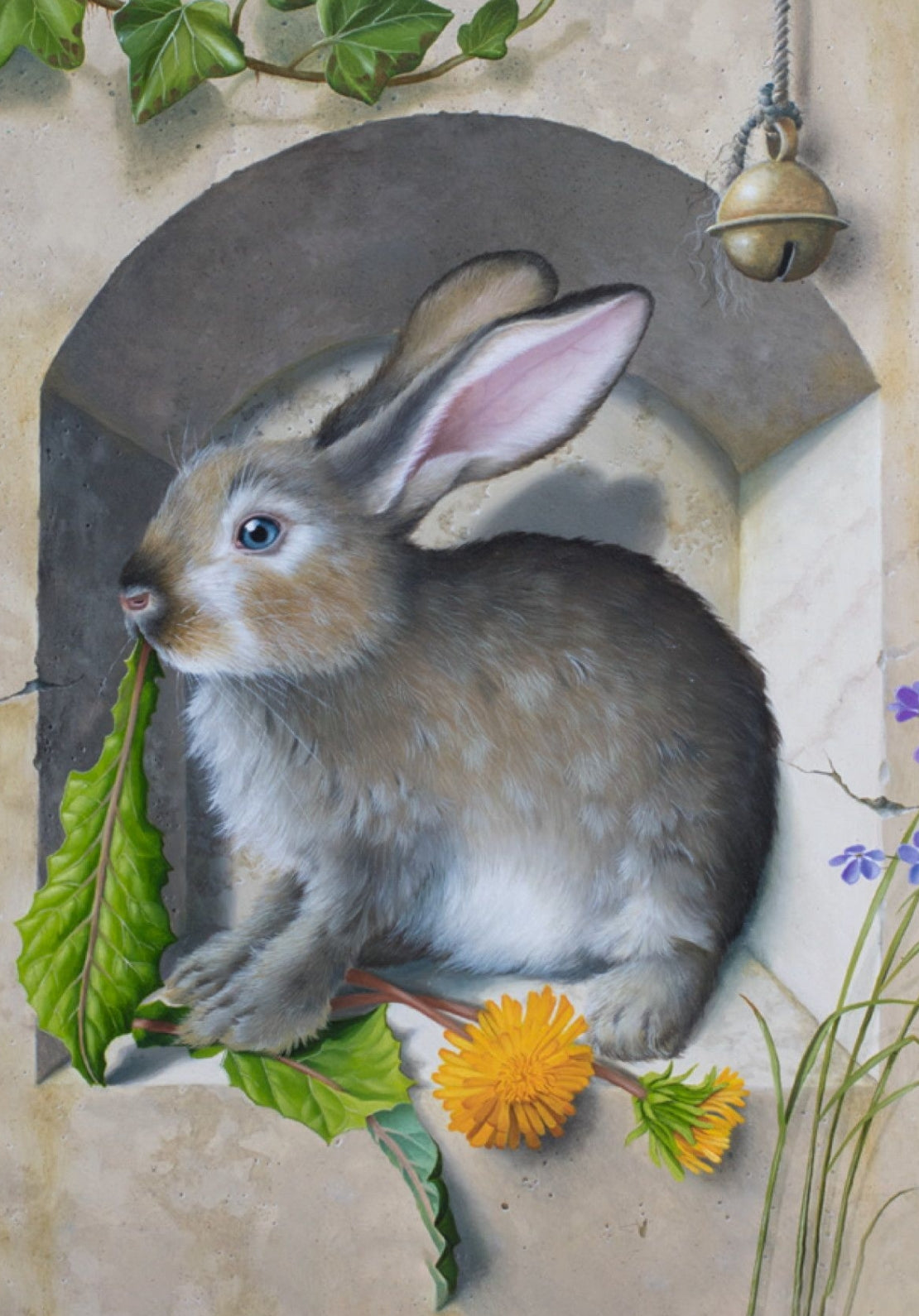 Inkognito - Rabbit - Bunny - Dandelion - Little Belle - Postcard