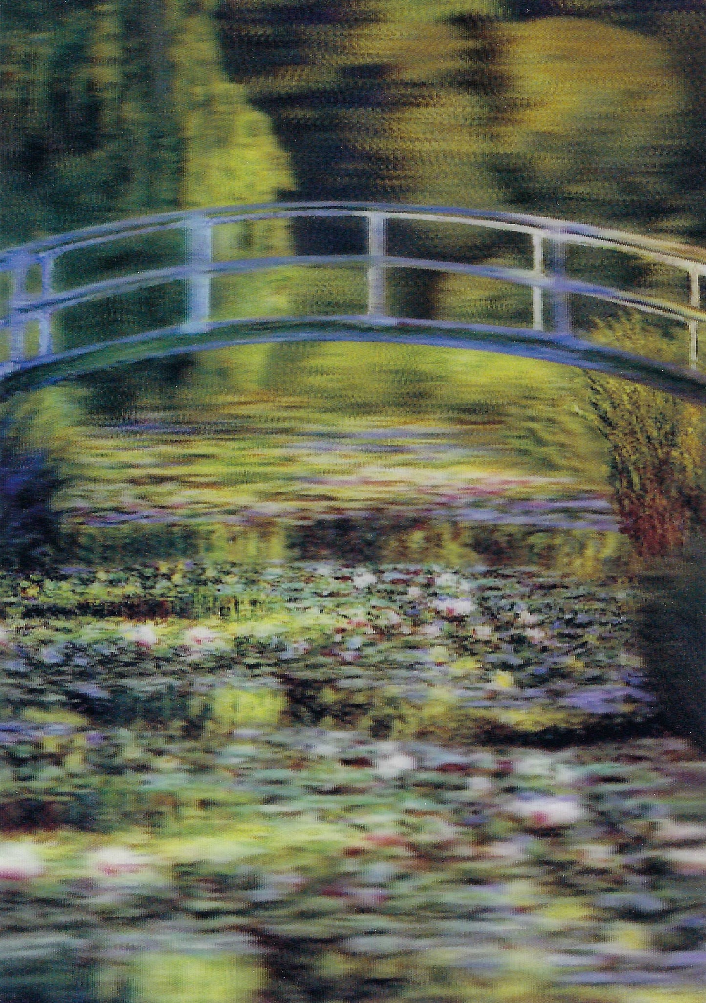 L.M. Kartenvertrieb - Claude Monet - Japanese Bridge - Art - 3D Postcard