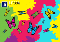 L.M. Kartenvertrieb - Butterflies - Lenticular Postcard