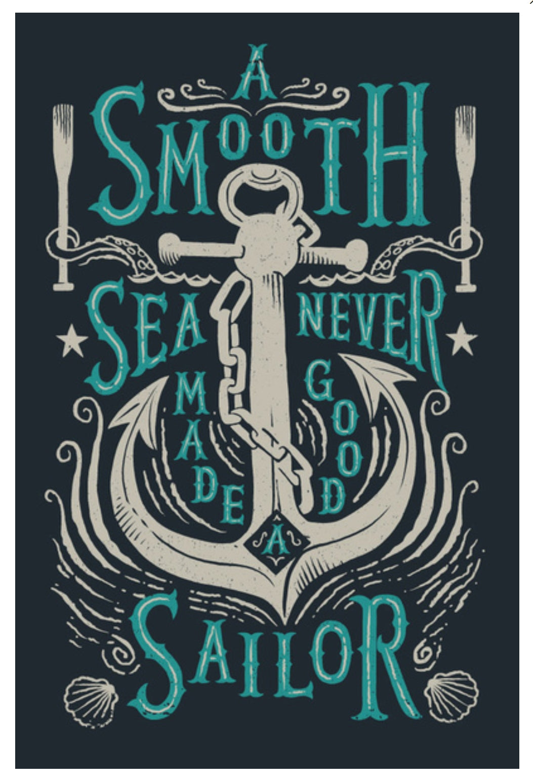 Lantern Press - Sailor - Sailing - Sea - Anchor - Postcard