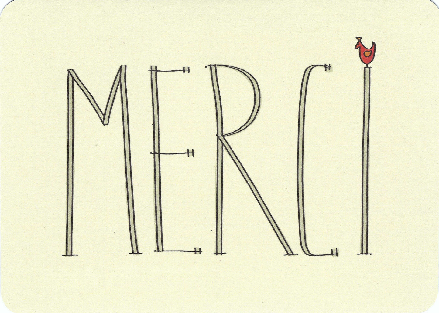 Merci - Thank You Postcard by Gutrath Verlag - Imke Sönnichsen