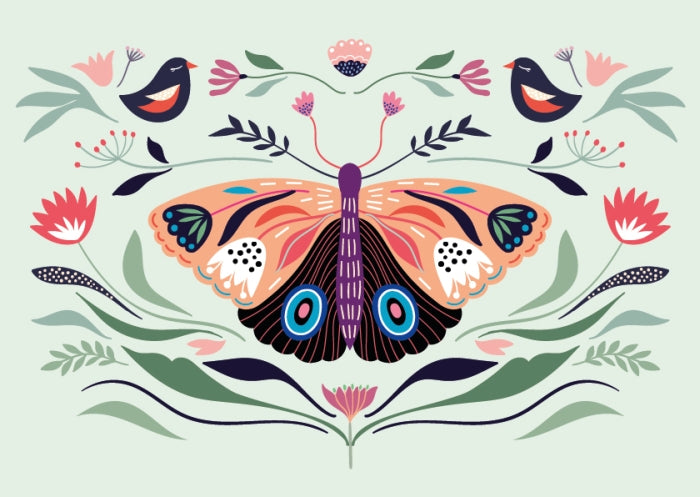PANKA - Butterfly - Postcard