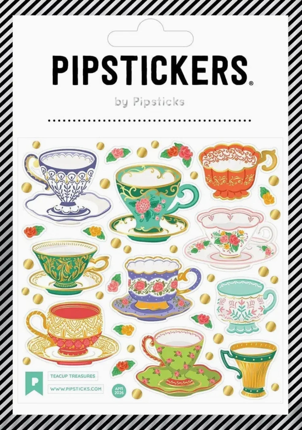 Teacup Treasures Sticker Sheet by Pipsticks