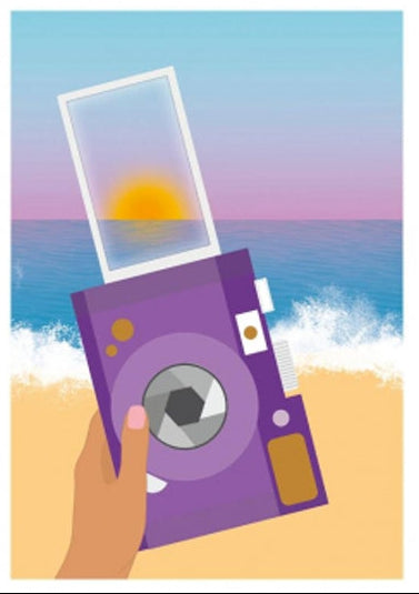 A Snapshot of Summer Postcard with foil details by Editor - Art of Emotion