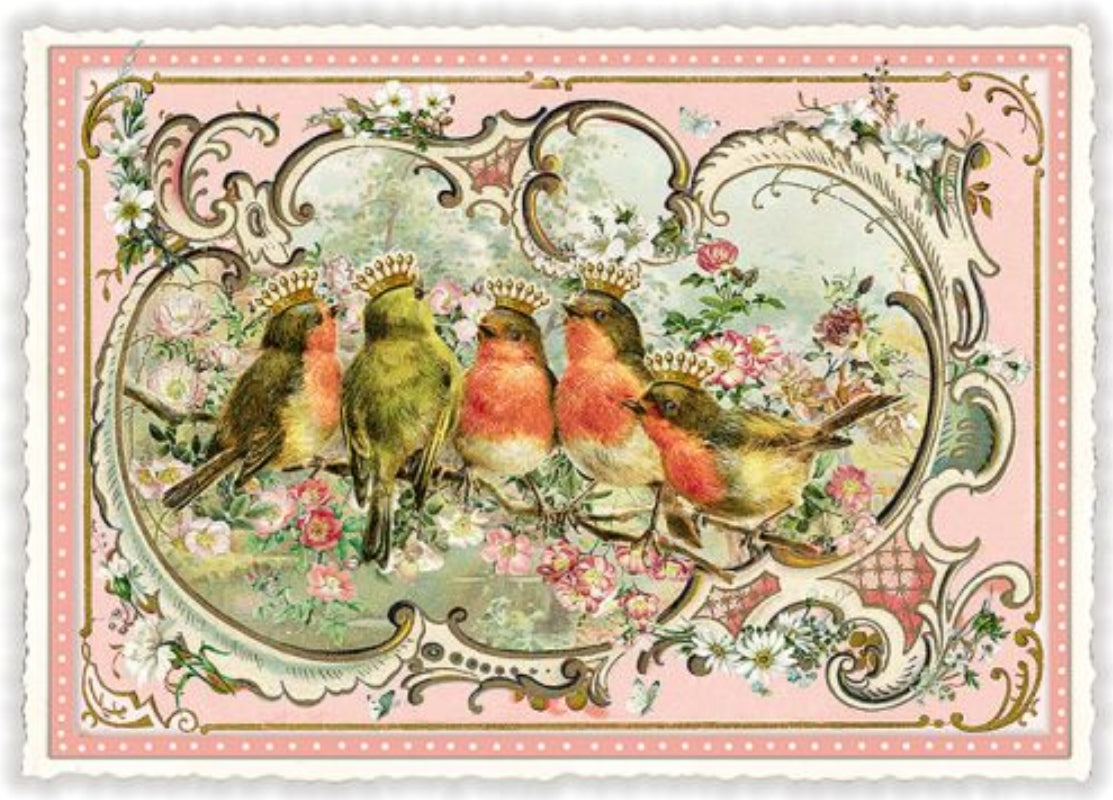 Birds Postcard by Edition Tausendschön