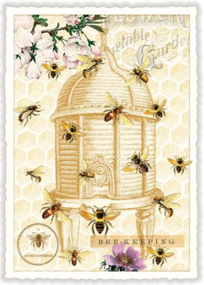 Bee Keeping Postcard by Edition Tausendschön