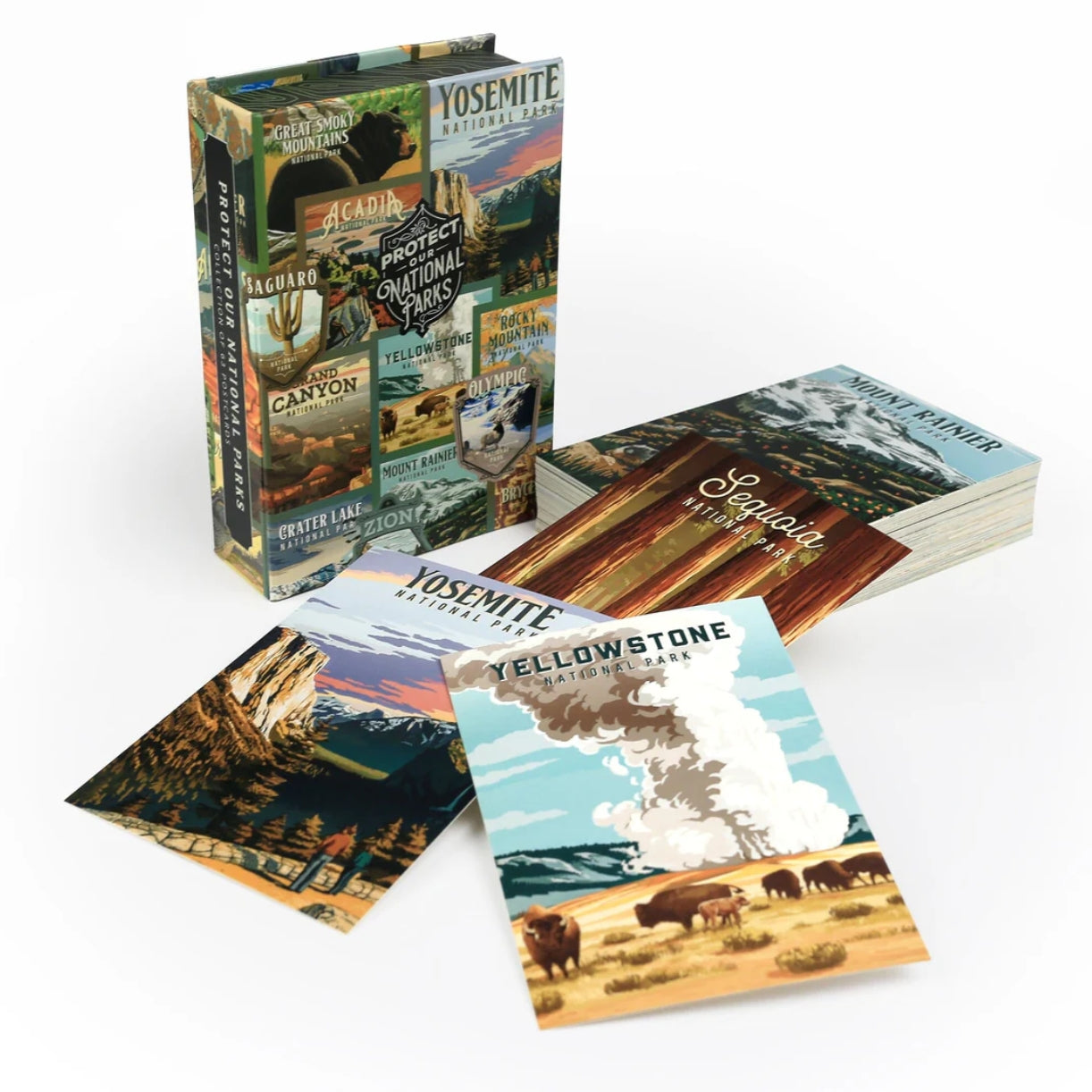 National Parks Postcard Boxed Set by Lantern Press