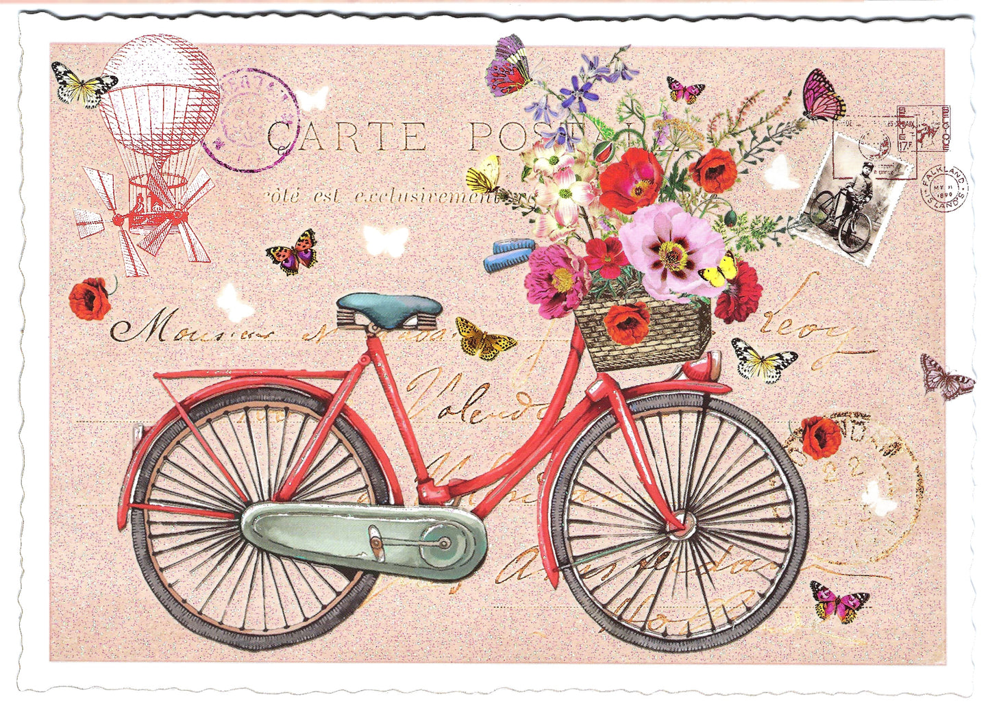 Edition Tausendschön - Bicycle - Postcard