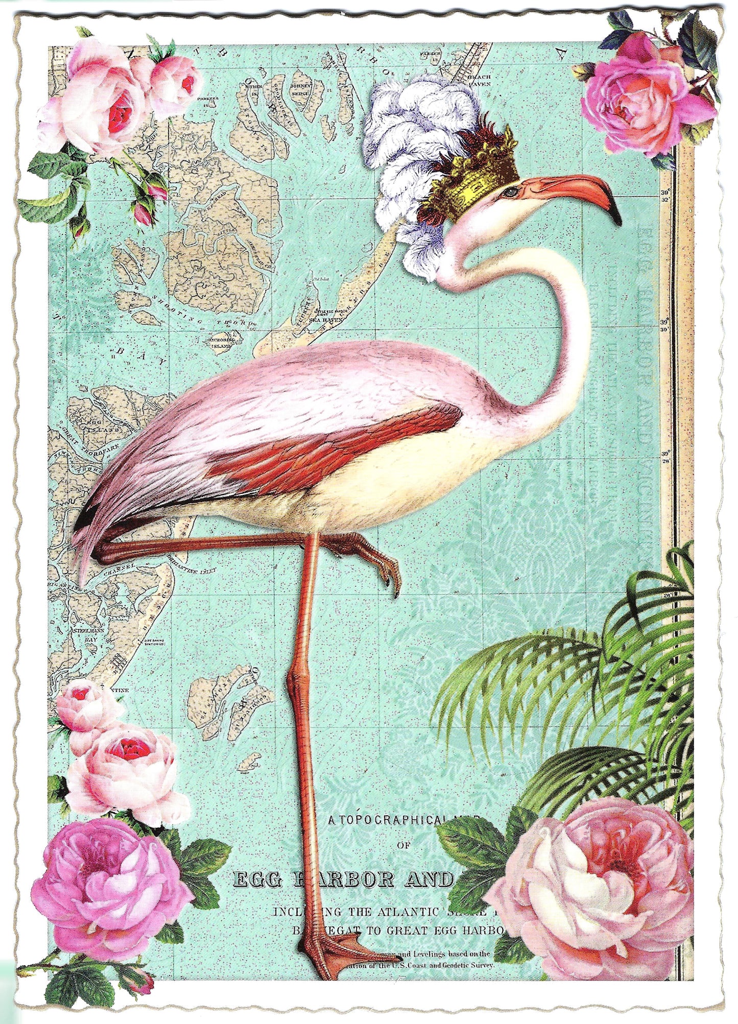 Edition Tausendschön - Flamingo - PK702 - Postcard