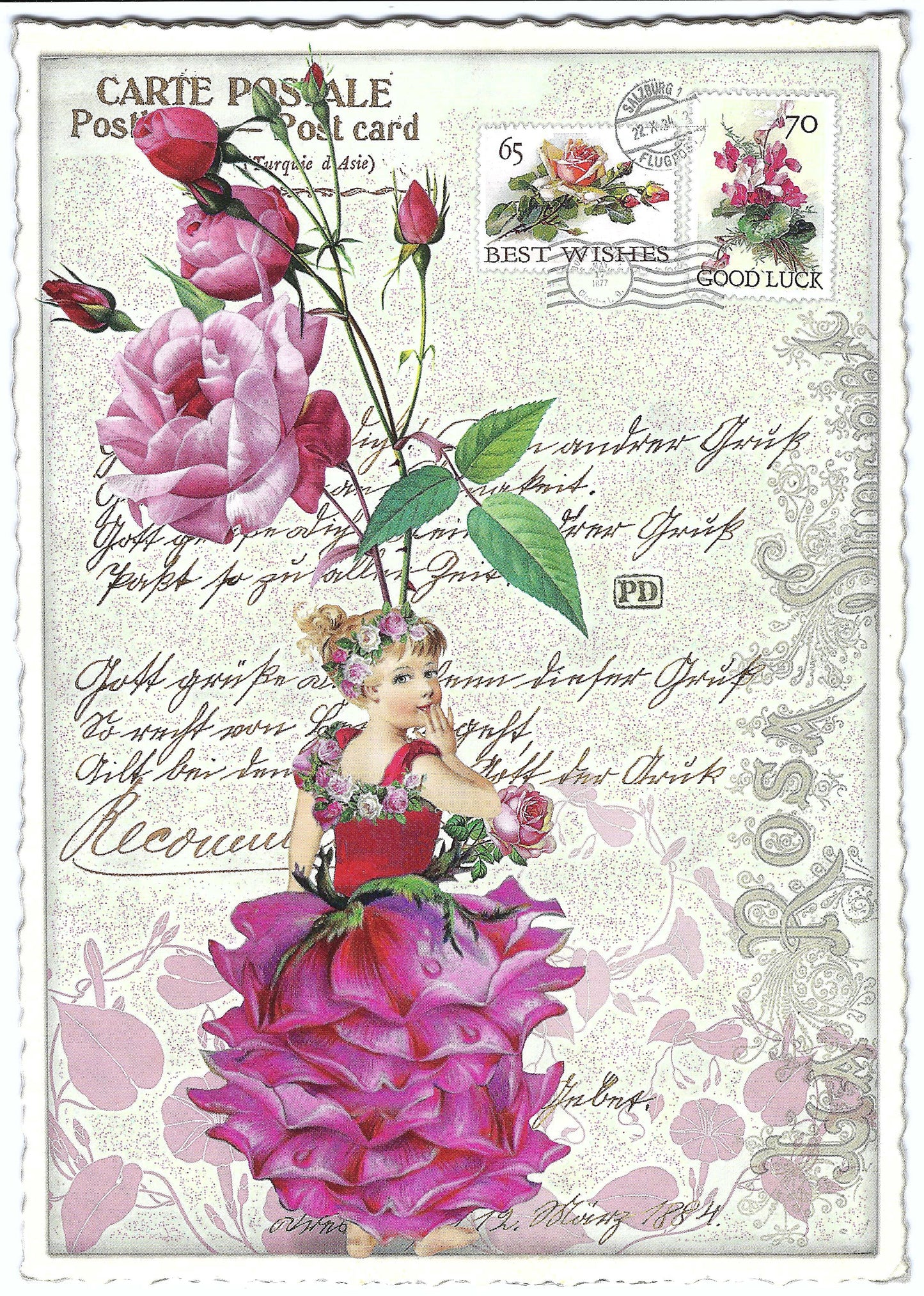 Edition Tausendschön - Peony - PK679 - Postcard