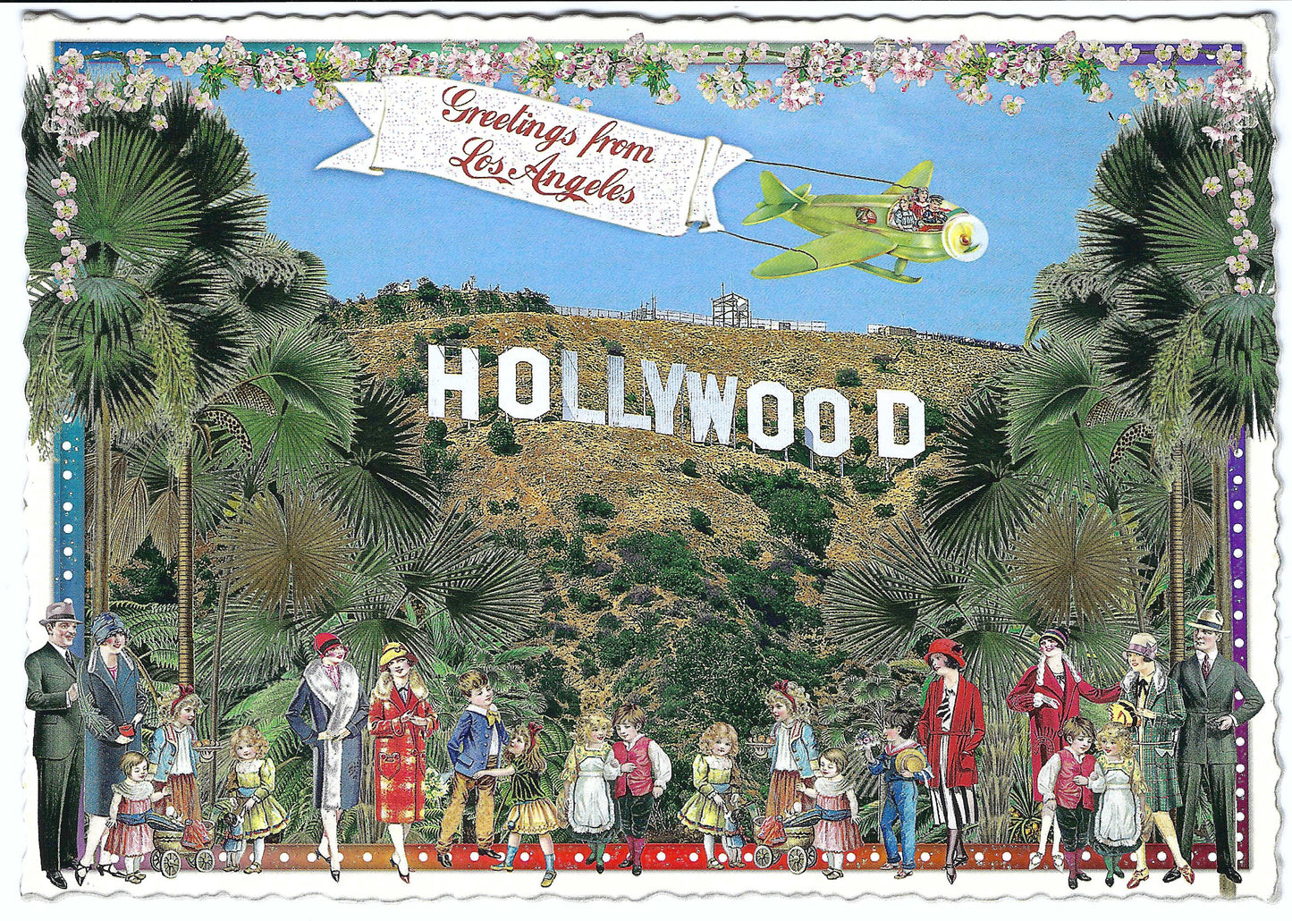 Edition Tausendschön - USA Edition - Los Angeles, California - Hollywood Sign - Postcard