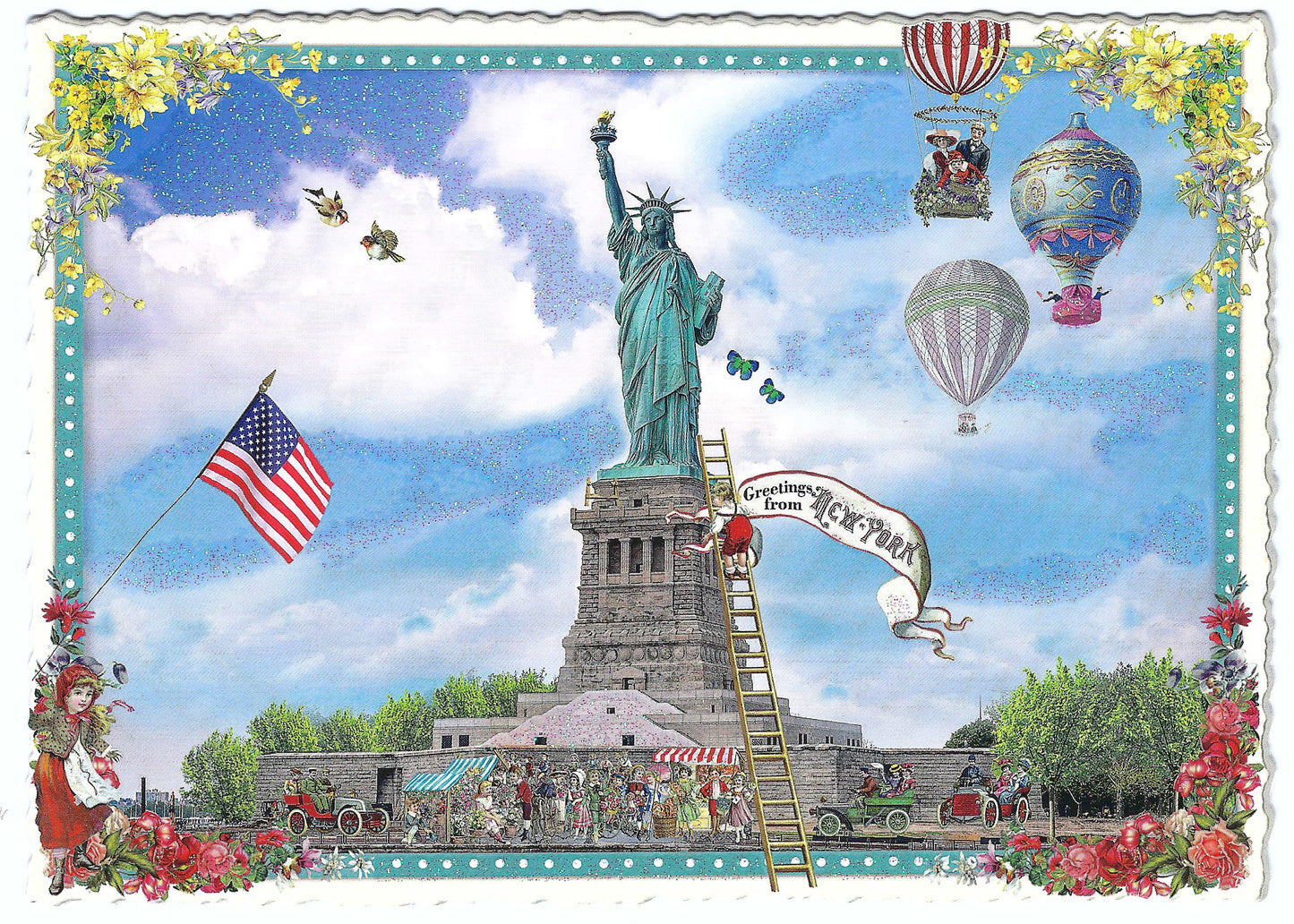 Edition Tausendschön - USA Edition - New York - Statue of Liberty - PK1001 - Postcard