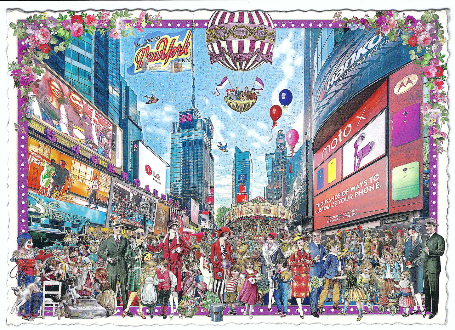 Edition Tausendschön - USA Edition - New York - Times Square - Postcard
