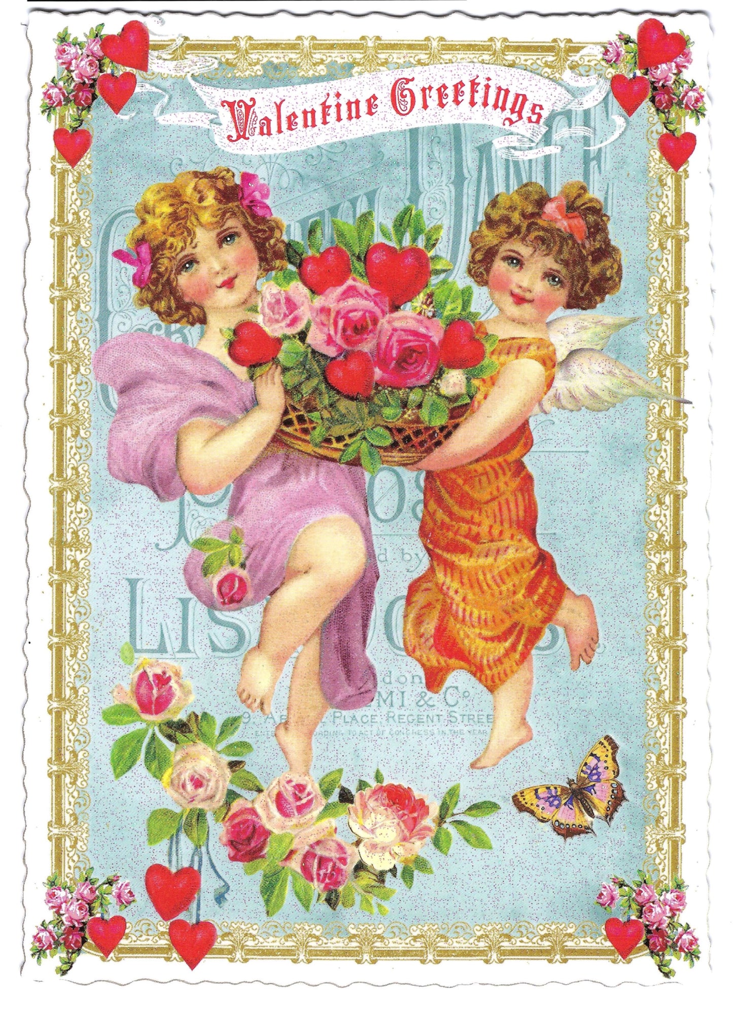 Valentine Greetings Postcard by Edition Tausendschön