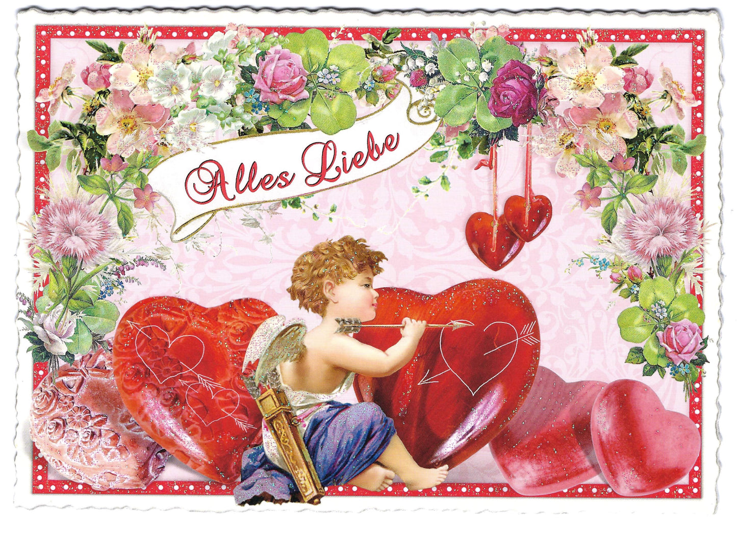 Edition Tausendschön - Valentine - Alles Liebe (All the best) - Postcard