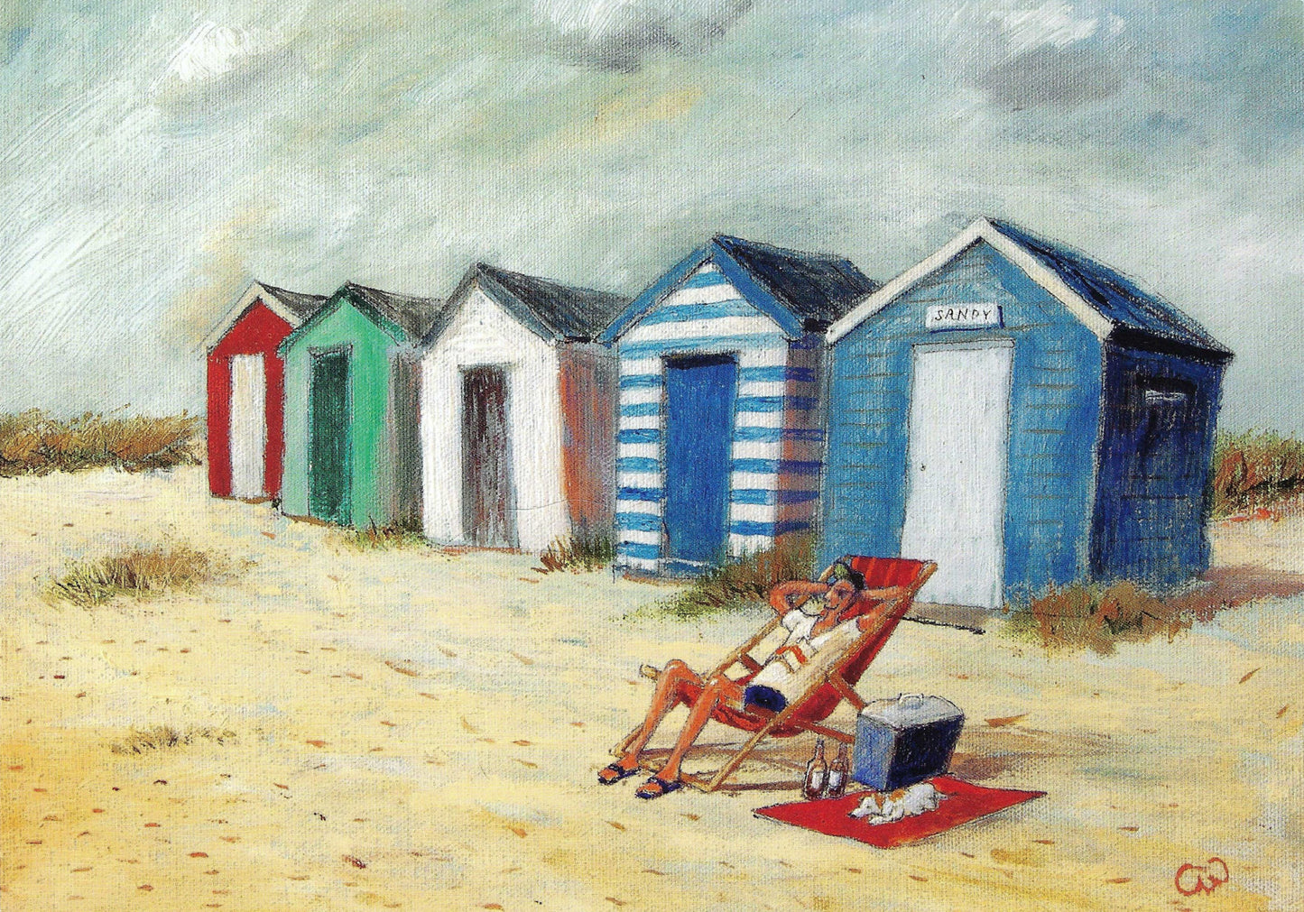 Taurus - Chris Ross Williamson - The Beach Hut - Beach - Postcard