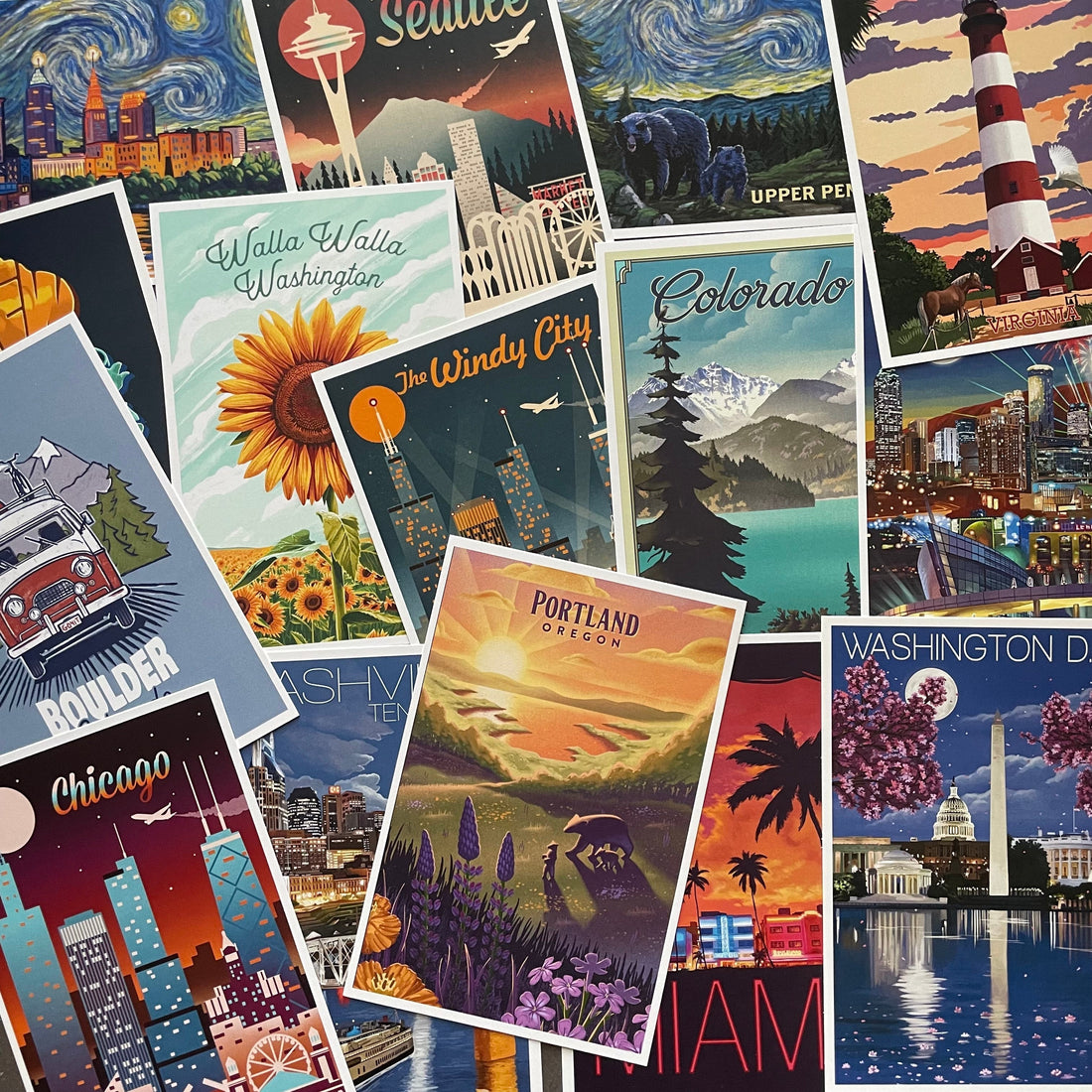 Why Postcrossers Love Lantern Press Postcards
