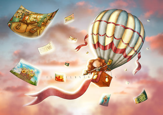 World Postcard Day Postcard by Ila Illustrations