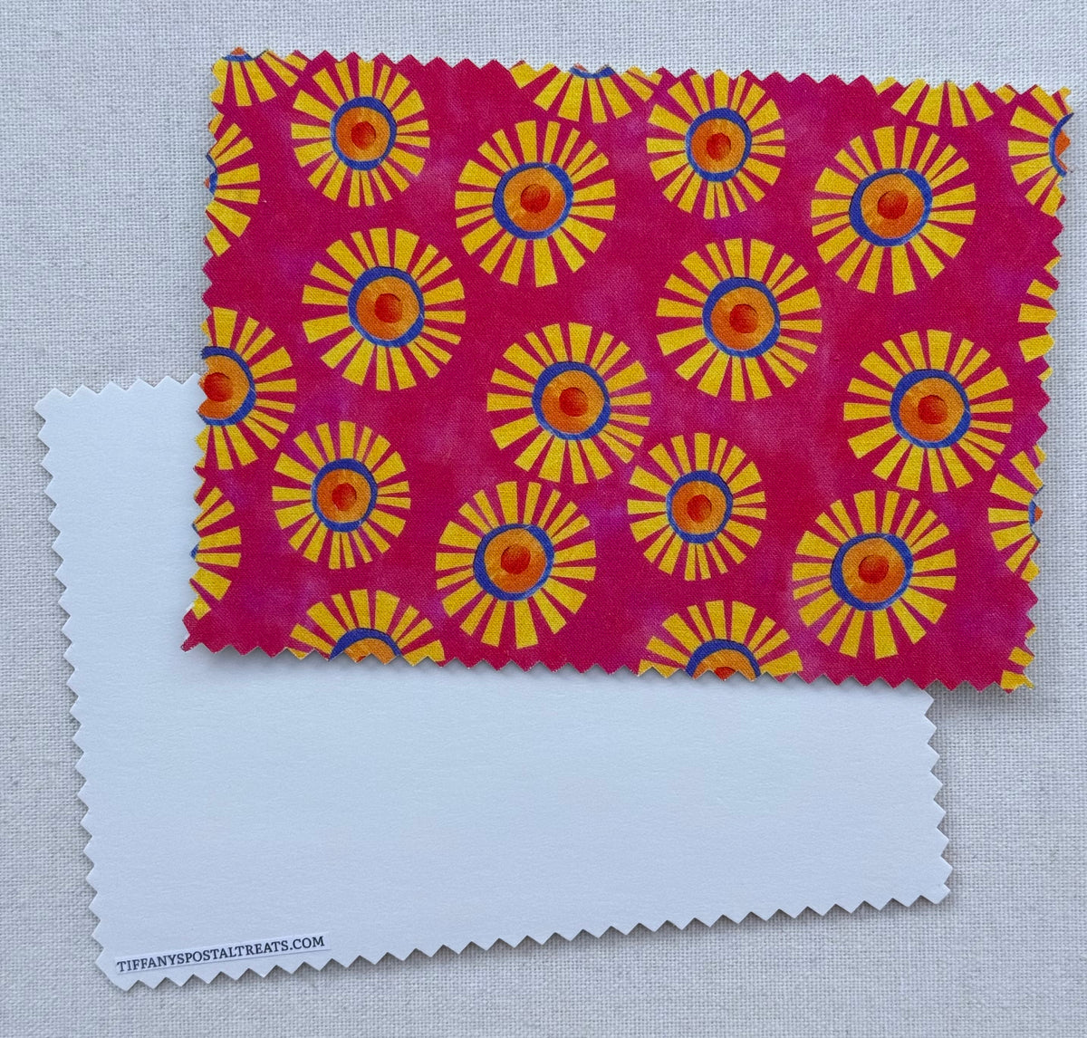 Sun Fabric Postcard