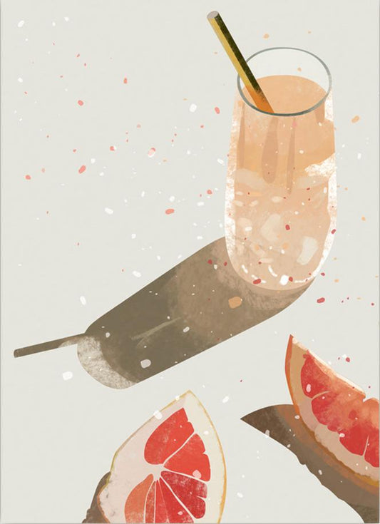 Hello Kaczi - Summer Cocktail - Postcard