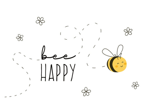 ACTEtre - Markus Binz - Bee Happy - Postcard
