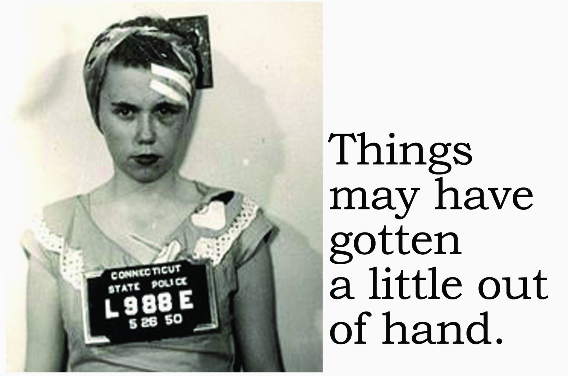 Big House Postcards - Things May Have Gotten Out A Little Out of Hand by Three Sisters Design