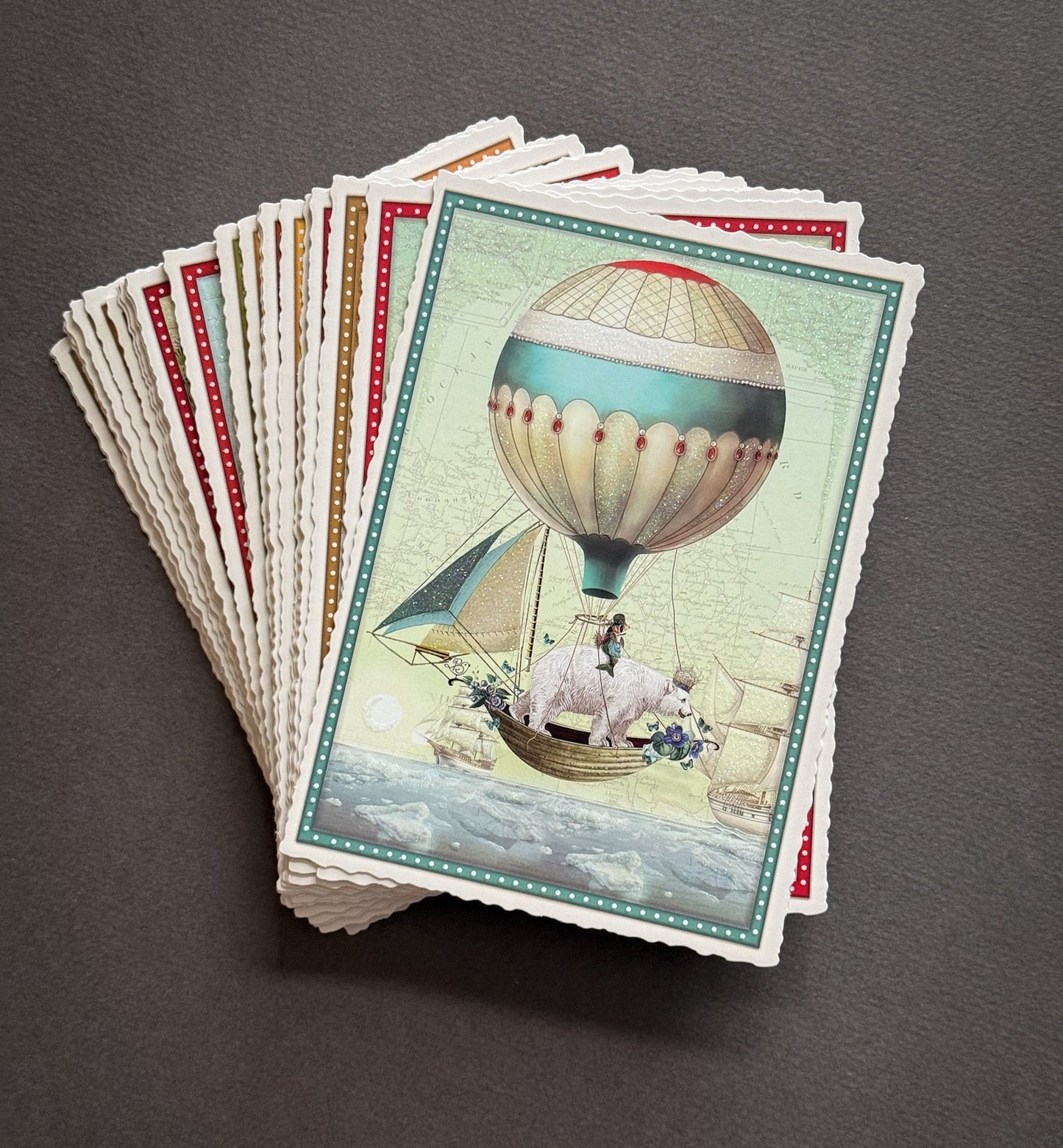 Set of Barbara Behr's Edition Wundersam postcards from 1 to 36