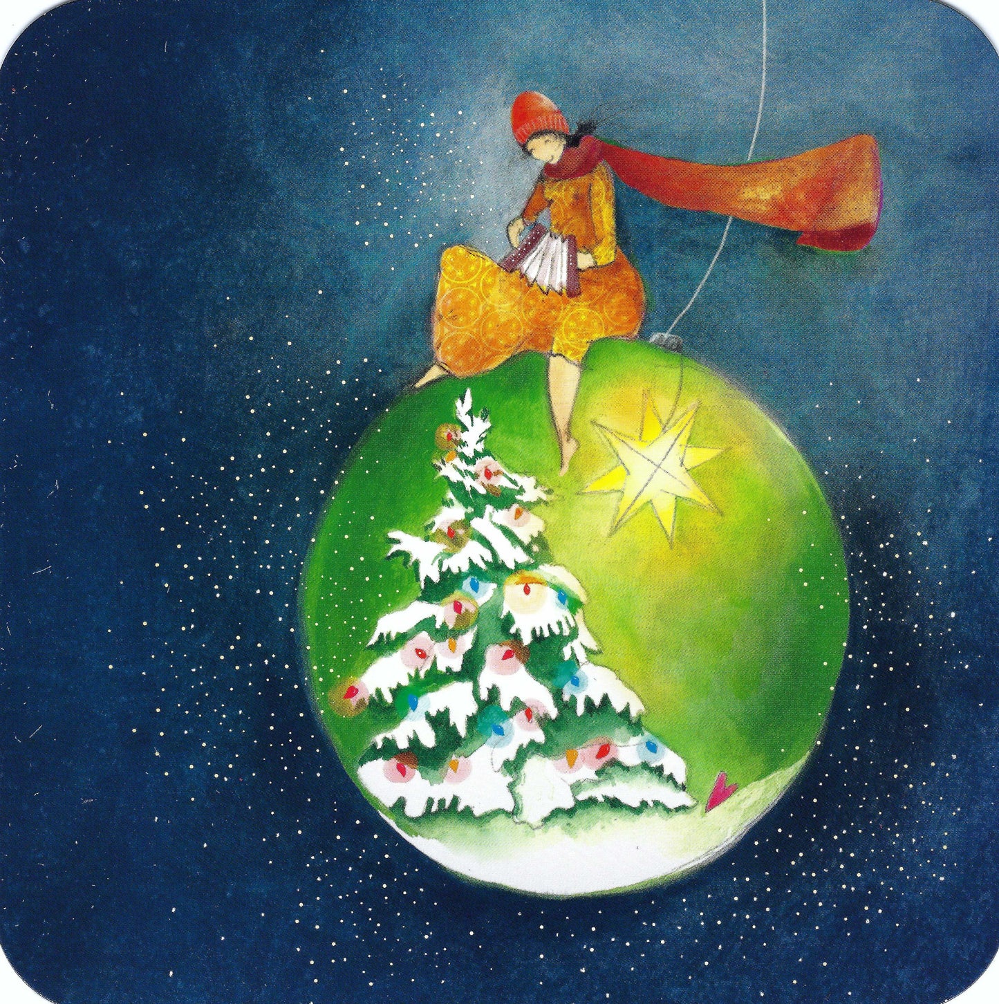 CODE CINQ - Anne-Sophie Rutsaert - Christmas - Postcard