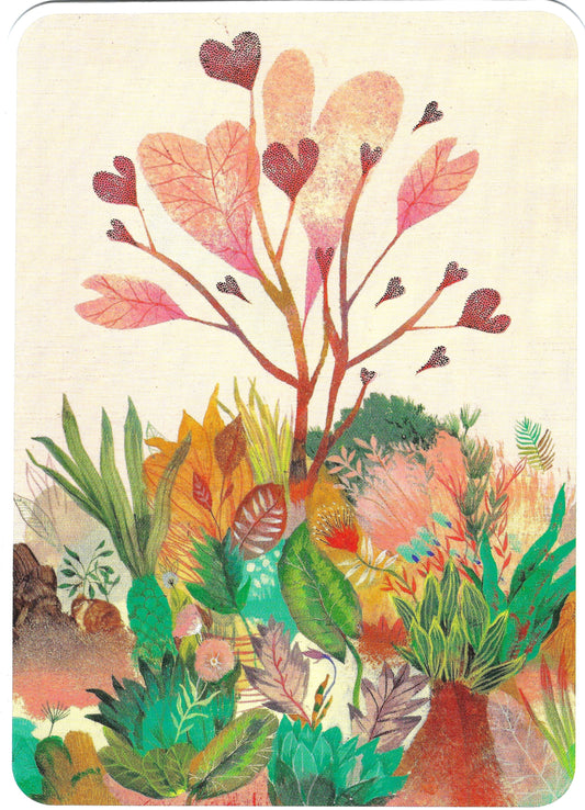 CODE CINQ - Izou - The Tree of Love- Heart - Postcard