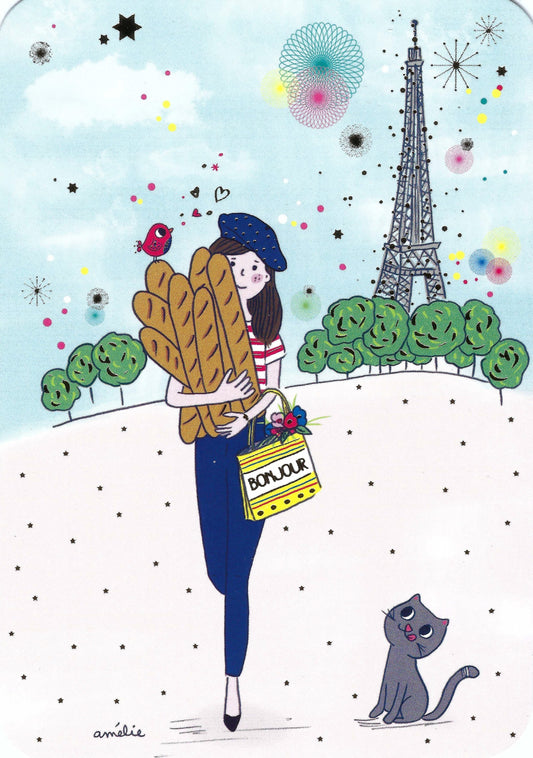 Cartes d Art Postcards - Eiffel Tower Postcard - Cartes d'Art Postcards - Postcrossing Postcards