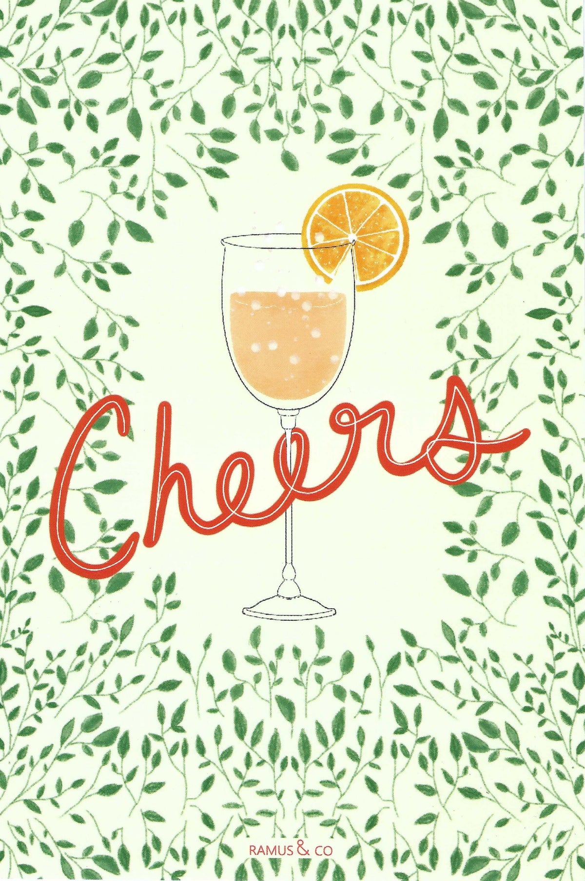 Cheers Postcard by Ramus & Company
