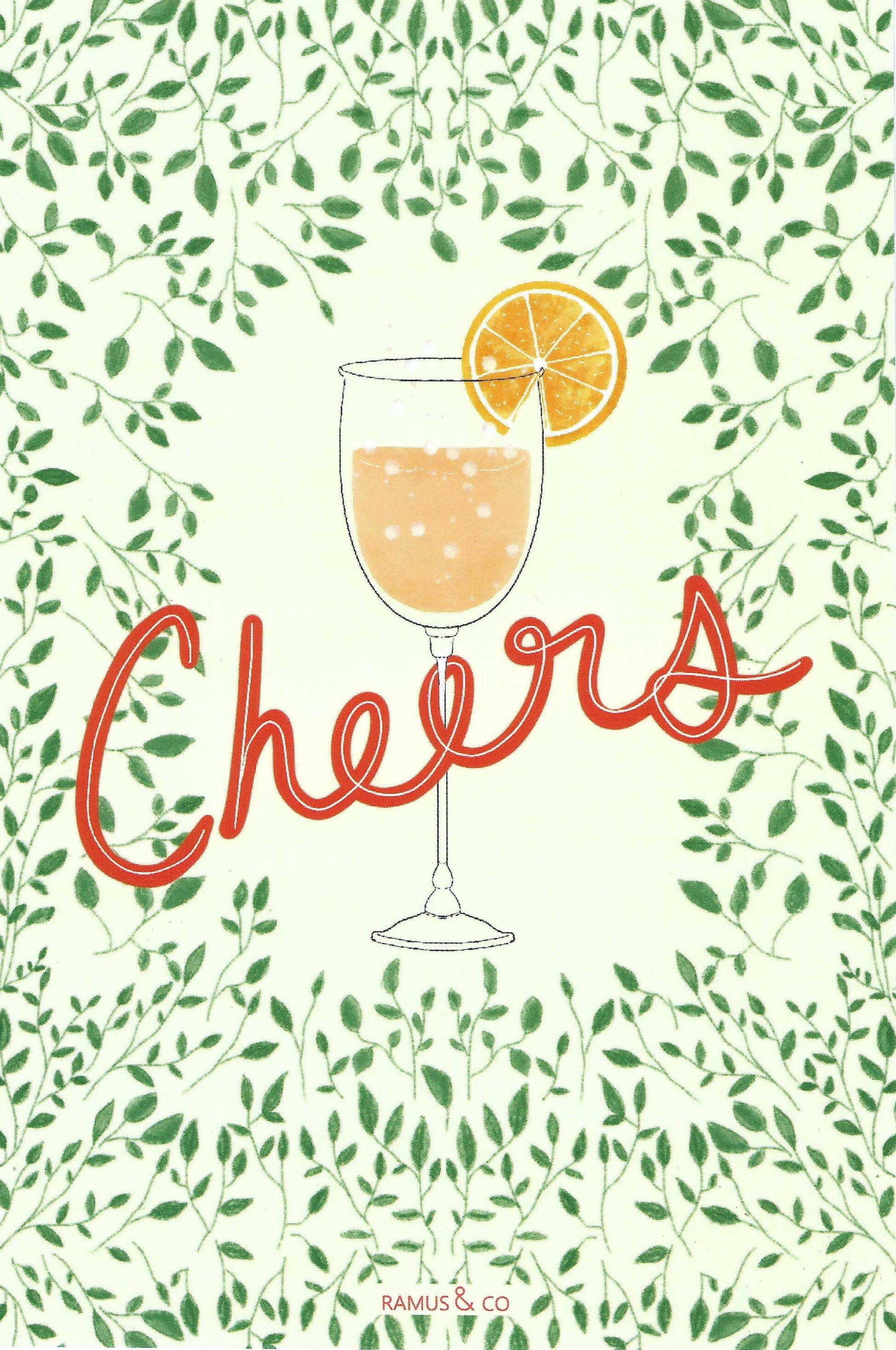 Cheers Postcard by Ramus & Company