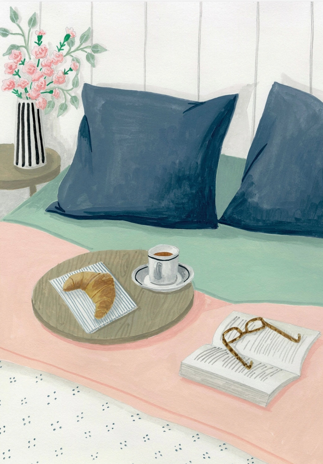 Cocoon Postcard by Mélanie Voituriez
