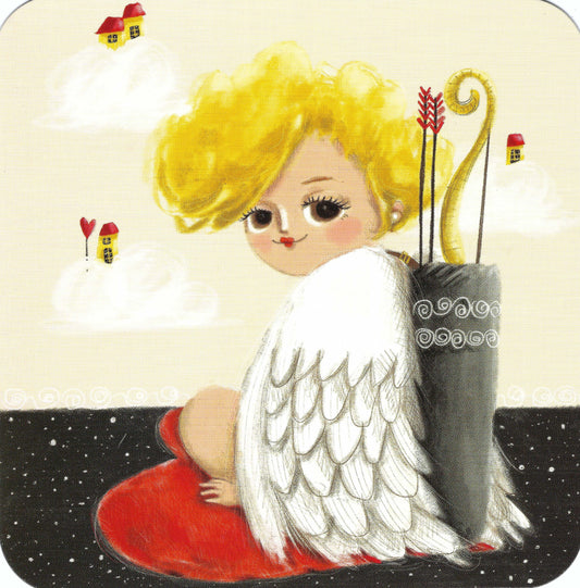 Code Cinq  - Cupid - Love - Postcard